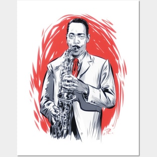 Sonny Stitt - An illustration by Paul Cemmick Posters and Art